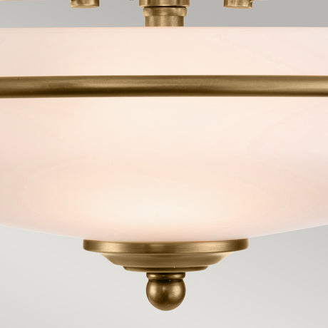 Quoizel Ceiling Flush from the Griffin range. Griffin 3 Light Flush Product Code = QZ-GRIFFIN-F-WS