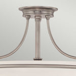 Quoizel Ceiling Semi-Flush from the Griffin range. Griffin 4 Light Semi-Flush  Product Code = QZ-GRIFFIN-SFM-AN