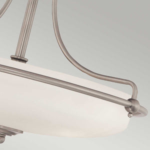 Quoizel Ceiling Semi-Flush from the Griffin range. Griffin 3 Light Semi-Flush Product Code = QZ-GRIFFIN-SFS-AN