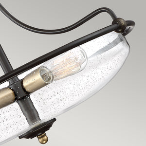 Quoizel Ceiling Semi-Flush from the Griffin range. Griffin 3 Light Semi-Flush Product Code = QZ-GRIFFIN-SFM-C-PNAB