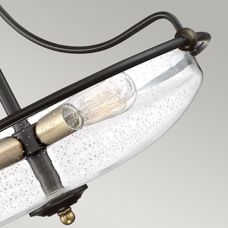 Quoizel Ceiling Semi-Flush from the Griffin range. Griffin 3 Light Semi-Flush Product Code = QZ-GRIFFIN-SFM-C-PNAB