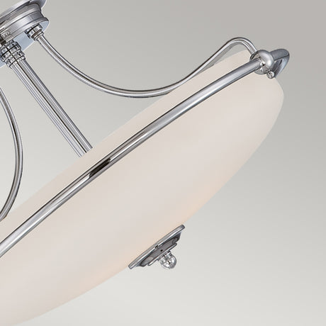 Quoizel Ceiling Semi-Flush from the Griffin range. Griffin 4 Light Semi-Flush  Product Code = QZ-GRIFFIN-SFM-C