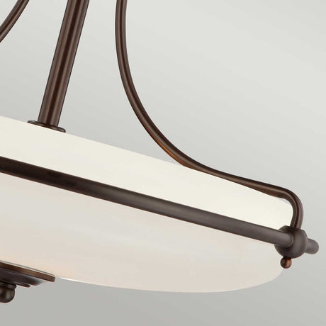 Quoizel Ceiling Semi-Flush from the Griffin range. Griffin 4 Light Semi-Flush  Product Code = QZ-GRIFFIN-SFM-PN