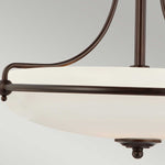 Quoizel Ceiling Semi-Flush from the Griffin range. Griffin 4 Light Semi-Flush  Product Code = QZ-GRIFFIN-SFM-PN