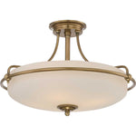 Quoizel Ceiling Semi-Flush from the Griffin range. Griffin 4 Light Semi-Flush  Product Code = QZ-GRIFFIN-SFM-WS