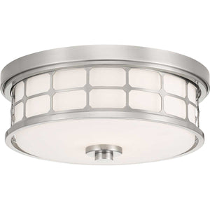 Quoizel Ceiling Flush from the Guardian range. Guardian 2 Light Flush Product Code = QZ-GUARDIAN-F-BN