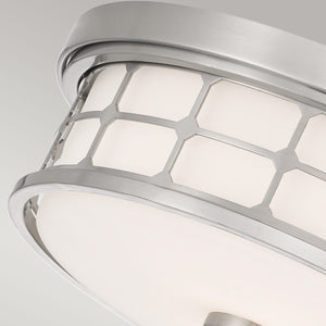 Quoizel Ceiling Flush from the Guardian range. Guardian 2 Light Flush Product Code = QZ-GUARDIAN-F-BN