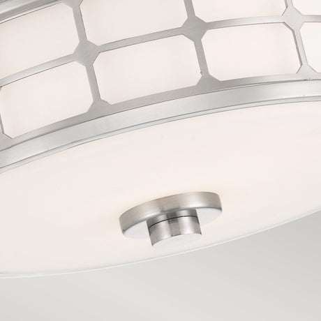 Quoizel Ceiling Flush from the Guardian range. Guardian 2 Light Flush Product Code = QZ-GUARDIAN-F-BN