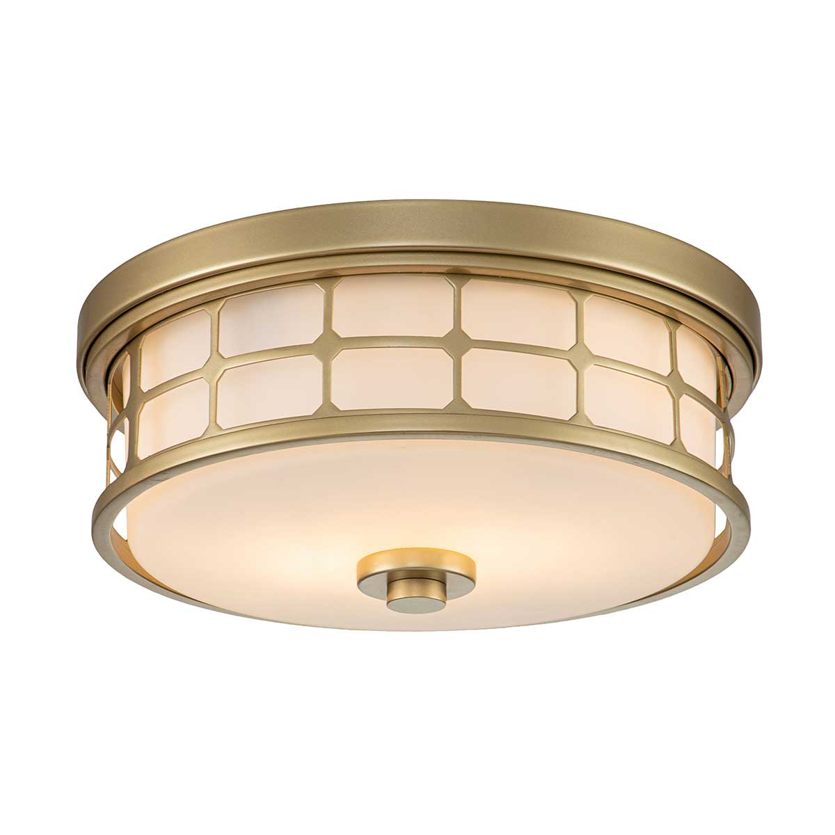 Quoizel Ceiling Flush from the Guardian range. Guardian 2 Light Flush Product Code = QZ-GUARDIAN-F-PNBR