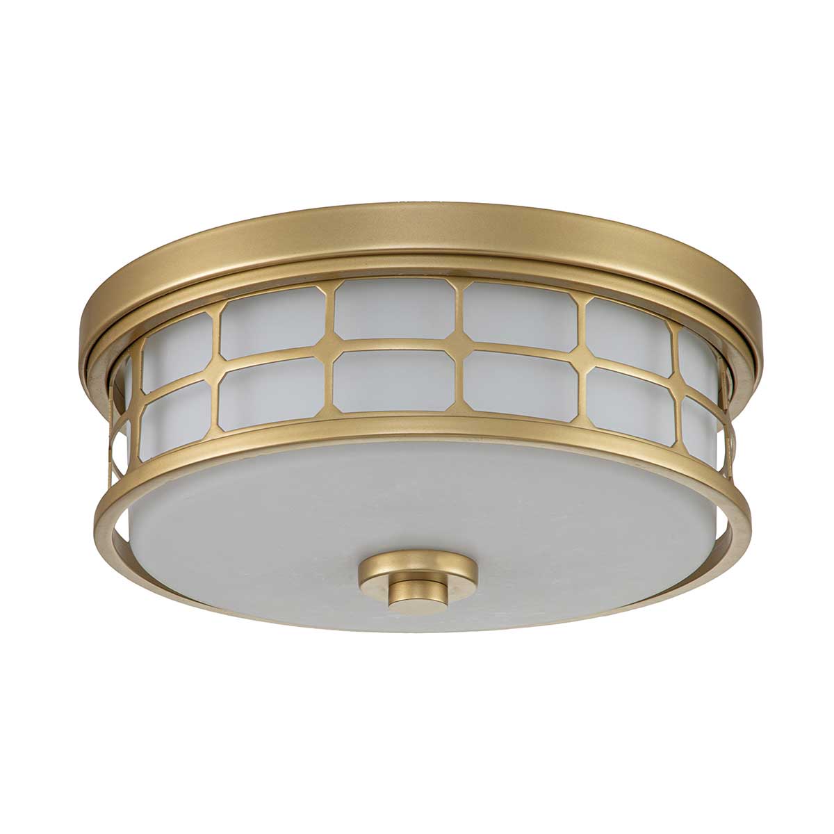Quoizel Ceiling Flush from the Guardian range. Guardian 2 Light Flush Product Code = QZ-GUARDIAN-F-PNBR