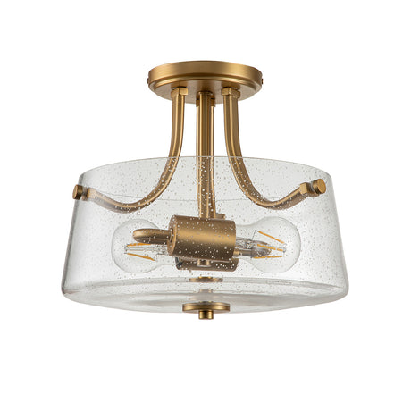 Quoizel Ceiling Semi-Flush from the Hollister range. Hollister 2 Light Semi-Flush Product Code = QZ-HOLLISTER-SF-BB