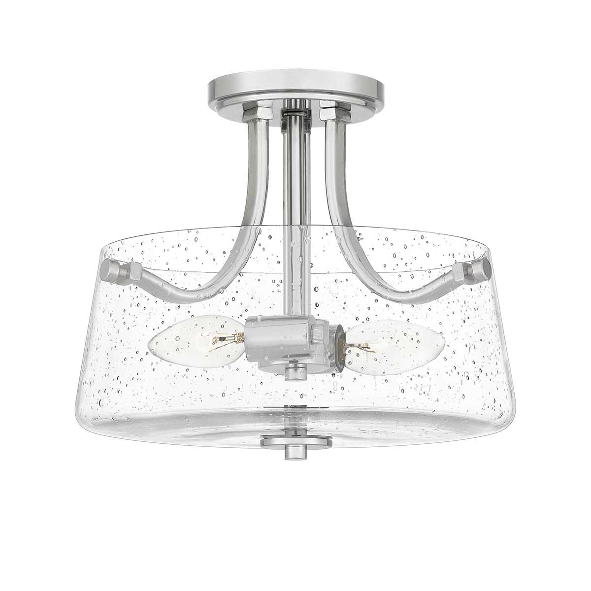 Quoizel Ceiling Semi-Flush from the Hollister range. Hollister 2 Light Semi-Flush – SKU QZ-HOLLISTER-SF-PN