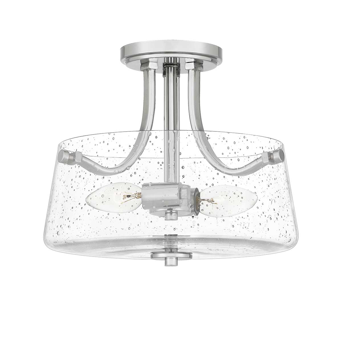 Quoizel Ceiling Semi-Flush from the Hollister range. Hollister 2 Light Semi-Flush Product Code = QZ-HOLLISTER-SF-PN