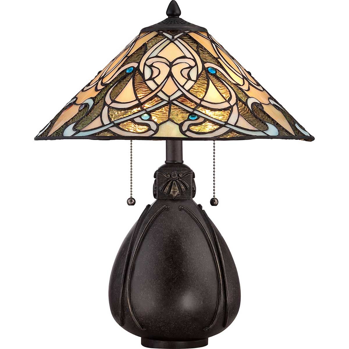 Quoizel Table Lamp from the India range. India 2 Light Table Lamp – SKU QZ-INDIA-TL