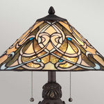 Quoizel Table Lamp from the India range. India 2 Light Table Lamp Product Code = QZ-INDIA-TL