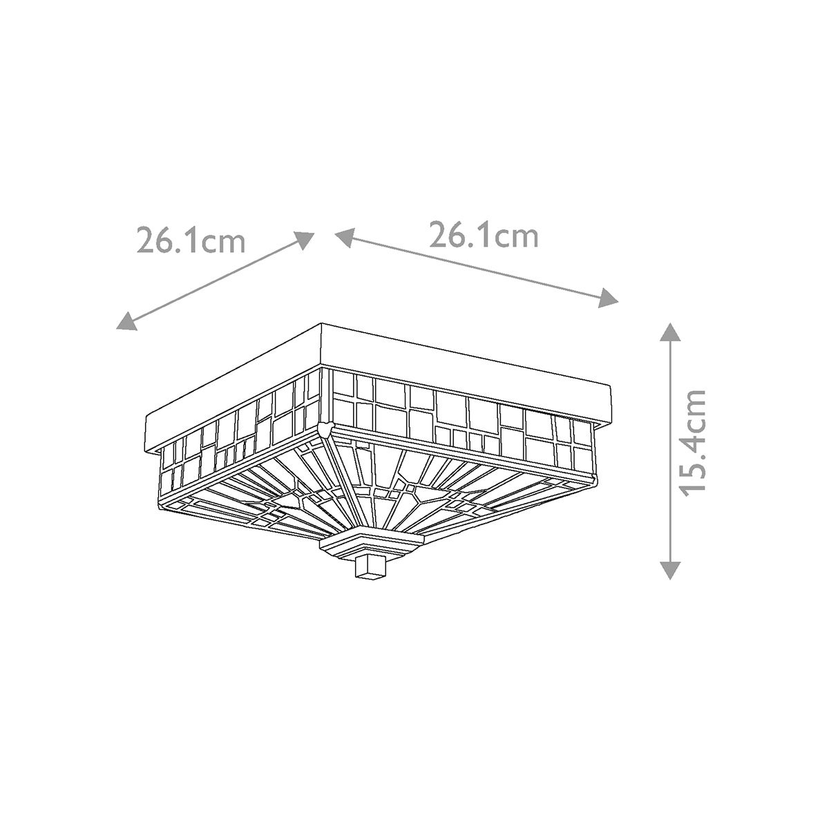 Quoizel Inglenook 2 Light Outdoor Flush – SKU QZ-INGLENOOK-F