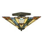 Quoizel Ceiling Semi-Flush from the Inglenook range. Inglenook 2 Light Semi-Flush Product Code = QZ-INGLENOOK-SF