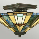 Quoizel Ceiling Semi-Flush from the Inglenook range. Inglenook 2 Light Semi-Flush Product Code = QZ-INGLENOOK-SF
