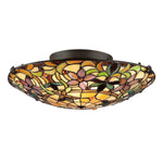 Quoizel Ceiling Flush from the Kami range. Kami 2 Light Flush Product Code = QZ-KAMI-F