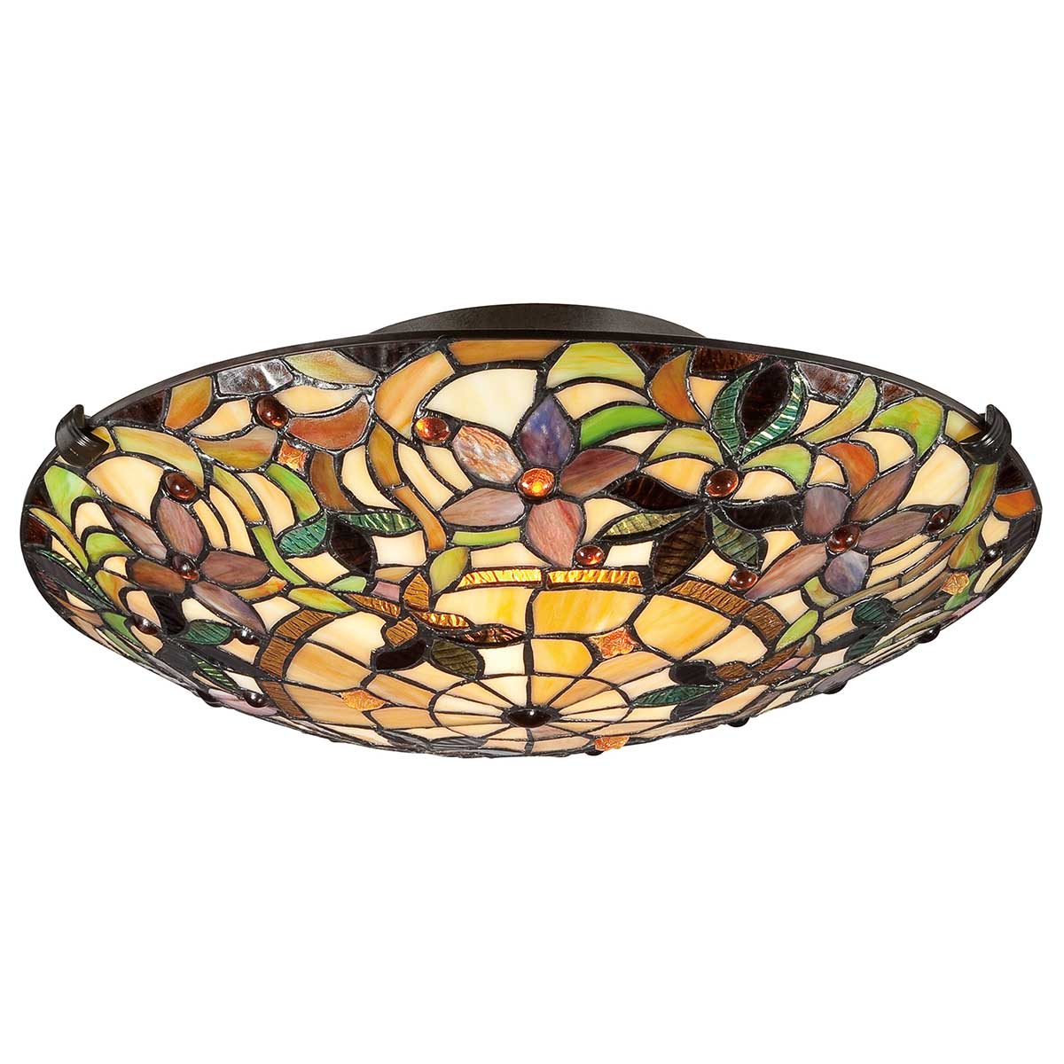 Quoizel Ceiling Flush from the Kami range. Kami 2 Light Flush Product Code = QZ-KAMI-F
