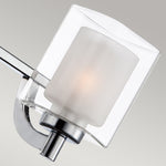 Quoizel Ceiling Semi-Flush from the Kolt range. Kolt 3 Light Semi-Flush Product Code = QZ-KOLT-SF-PC-BATH