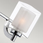 Quoizel Wall Light from the Kolt range. Kolt 3 Light Wall Light – SKU QZ-KOLT3-PC-BATH