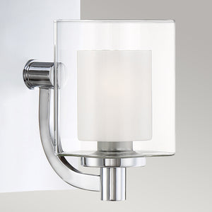 Quoizel Wall Light from the Kolt range. Kolt 1 Light Wall Light Product Code = QZ-KOLT1-PC-BATH
