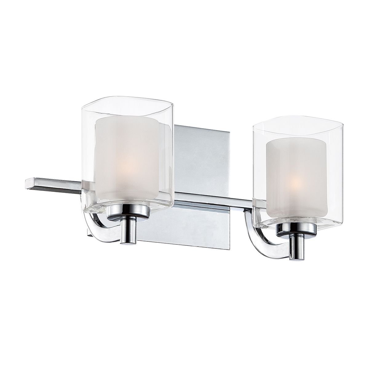 Quoizel Wall Light from the Kolt range. Kolt 2 Light Wall Light – SKU QZ-KOLT2-PC-BATH