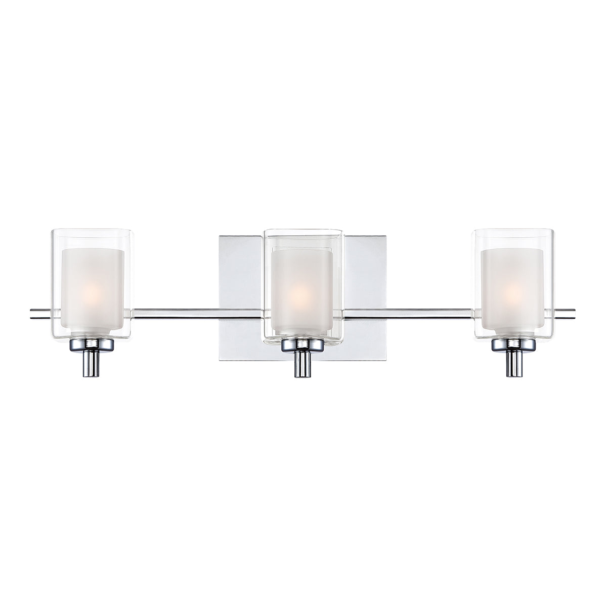 Quoizel Wall Light from the Kolt range. Kolt 3 Light Wall Light Product Code = QZ-KOLT3-PC-BATH
