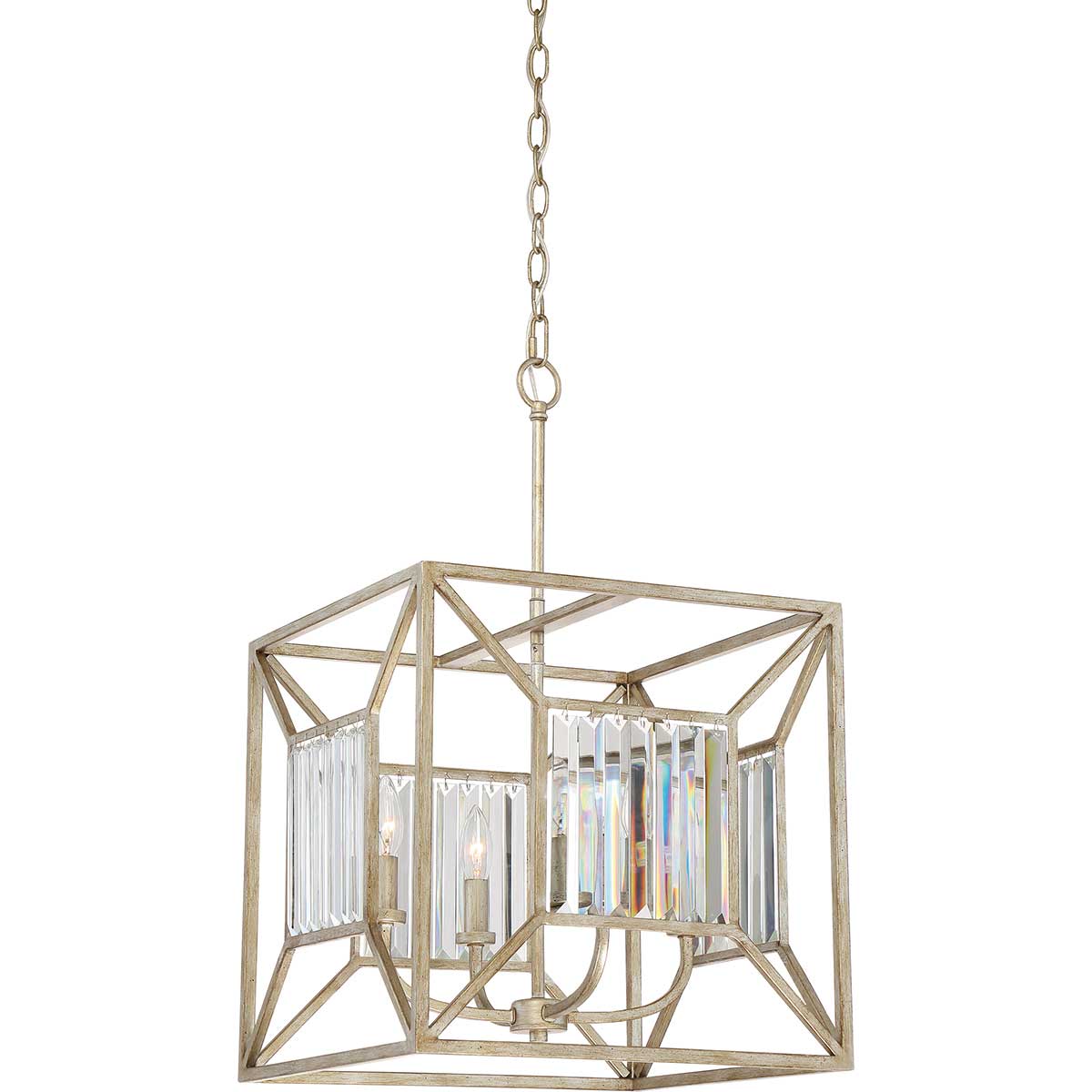 Quoizel Pendant from the Lakeside range. Lakeside 4 Light Square Pendant Product Code = QZ-LAKESIDE4-P-B