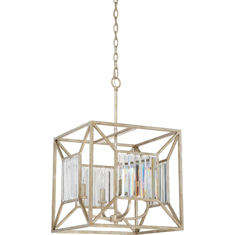 Quoizel Pendant from the Lakeside range. Lakeside 4 Light Square Pendant Product Code = QZ-LAKESIDE4-P-B