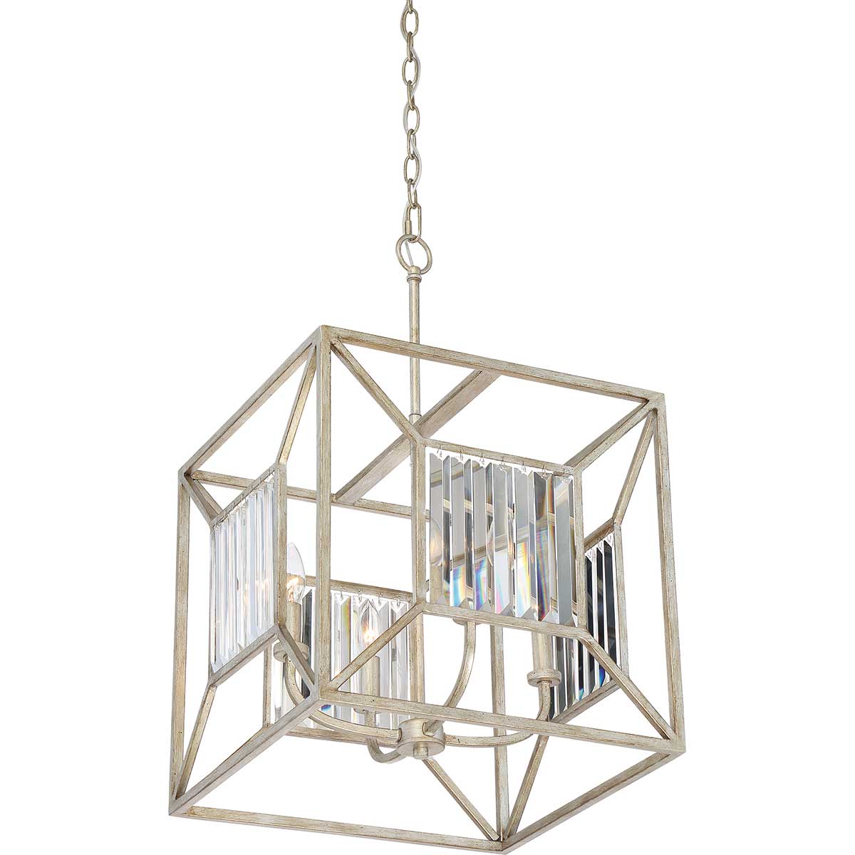Quoizel Pendant from the Lakeside range. Lakeside 4 Light Square Pendant Product Code = QZ-LAKESIDE4-P-B