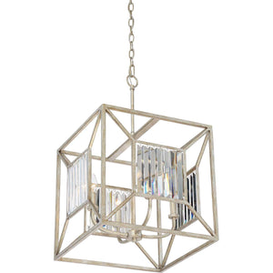 Quoizel Pendant from the Lakeside range. Lakeside 4 Light Square Pendant Product Code = QZ-LAKESIDE4-P-B