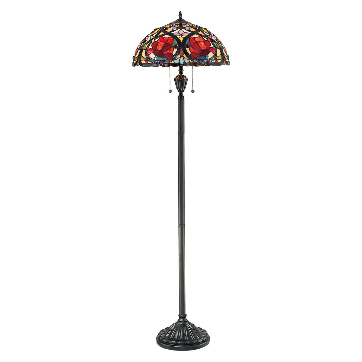 Quoizel Floor Lamp from the Larissa range. Larissa 2 Light Floor Lamp Product Code = QZ-LARISSA-FL