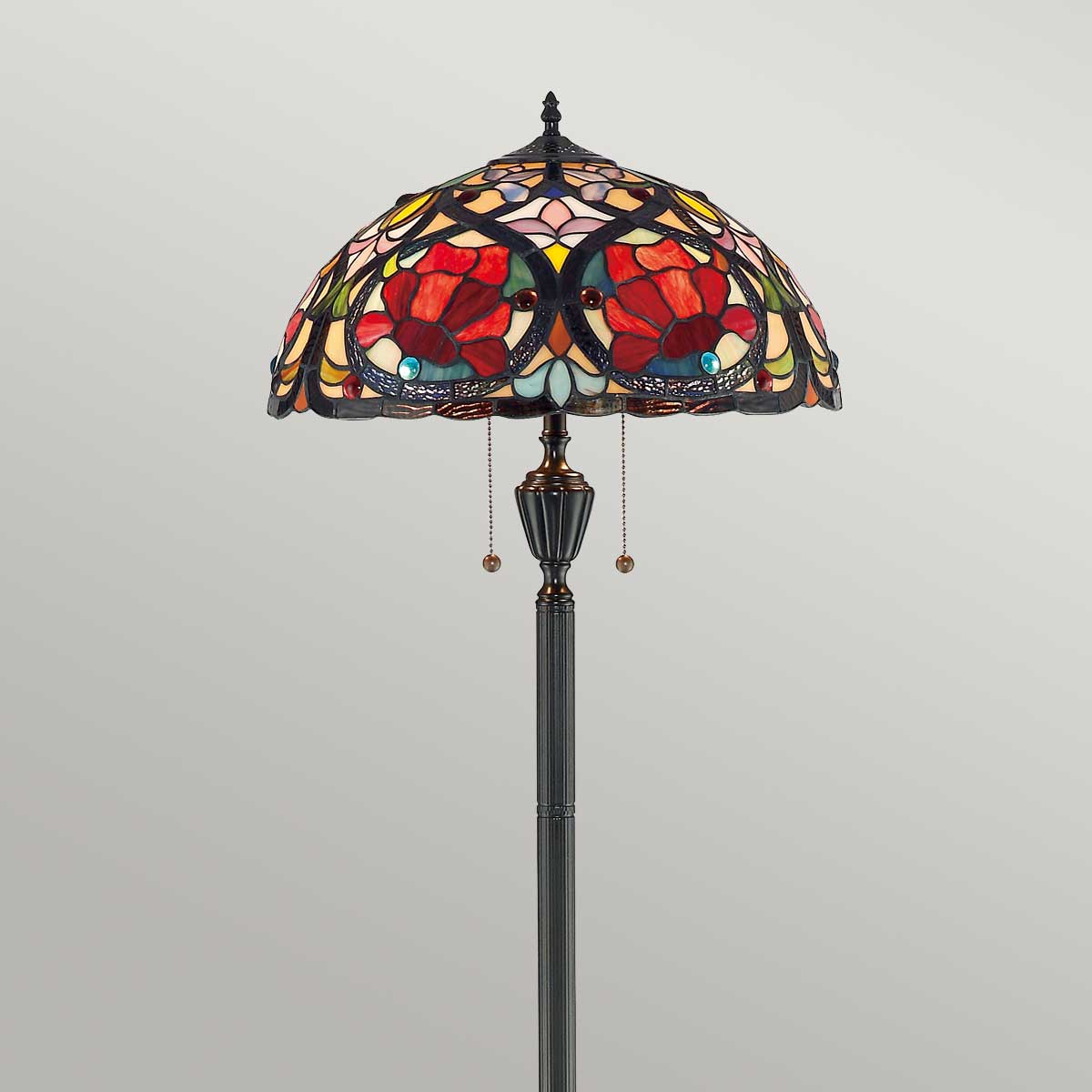 Quoizel Floor Lamp from the Larissa range. Larissa 2 Light Floor Lamp Product Code = QZ-LARISSA-FL