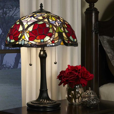 Quoizel Table Lamp from the Larissa range. Larissa 2 Light Table Lamp Product Code = QZ-LARISSA-TL