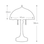 Quoizel Table Lamp from the Larissa range. Larissa 2 Light Table Lamp – SKU QZ-LARISSA-TL