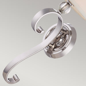 Quoizel Wall Light from the Madison Manor range. Madison Manor 1 Light Wall Light - Imperial Silver Product Code = QZ-MADISON-MANOR1-IS