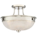 Quoizel Ceiling Semi-Flush from the Mantle range. Mantle 2 Light Semi-Flush – SKU QZ-MANTLE-SF-IS
