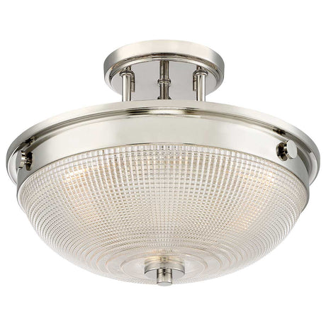 Quoizel Ceiling Semi-Flush from the Mantle range. Mantle 2 Light Semi-Flush Product Code = QZ-MANTLE-SF-IS