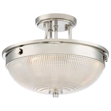 Quoizel Ceiling Semi-Flush from the Mantle range. Mantle 2 Light Semi-Flush Product Code = QZ-MANTLE-SF-IS