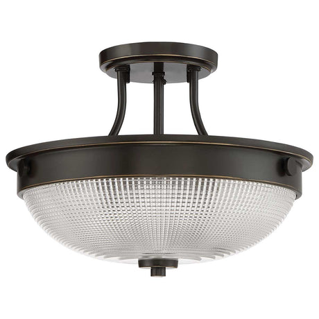 Quoizel Ceiling Semi-Flush from the Mantle range. Mantle 2 Light Semi-Flush Product Code = QZ-MANTLE-SF-PN