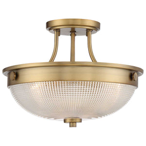 Quoizel Ceiling Semi-Flush from the Mantle range. Mantle 2 Light Semi-Flush Product Code = QZ-MANTLE-SF-WS