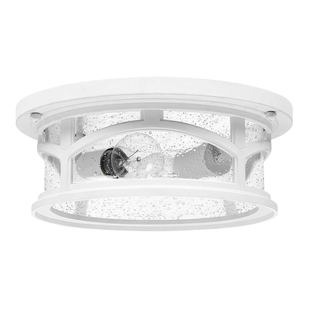 Quoizel Ceiling Flush from the Marblehead range. Marblehead 2 Light Flush Product Code = QZ-MARBLEHEAD-F-WHT