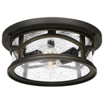 Quoizel Ceiling Flush from the Marblehead range. Marblehead 2 Light Flush Product Code = QZ-MARBLEHEAD-F