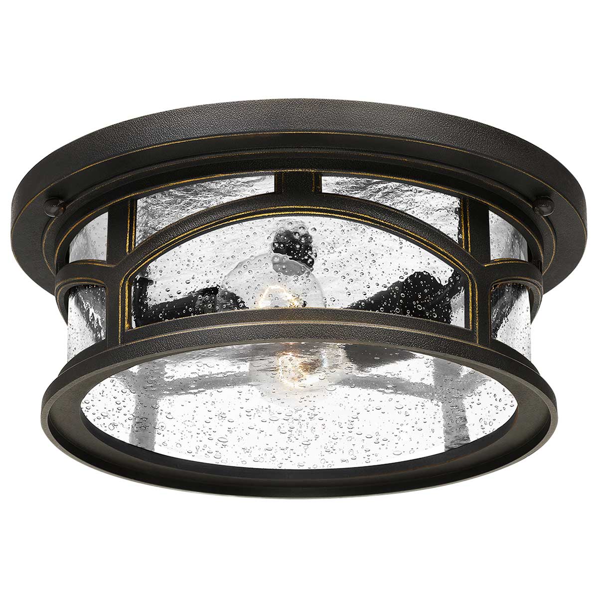 Quoizel Ceiling Flush from the Marblehead range. Marblehead 2 Light Flush Product Code = QZ-MARBLEHEAD-F
