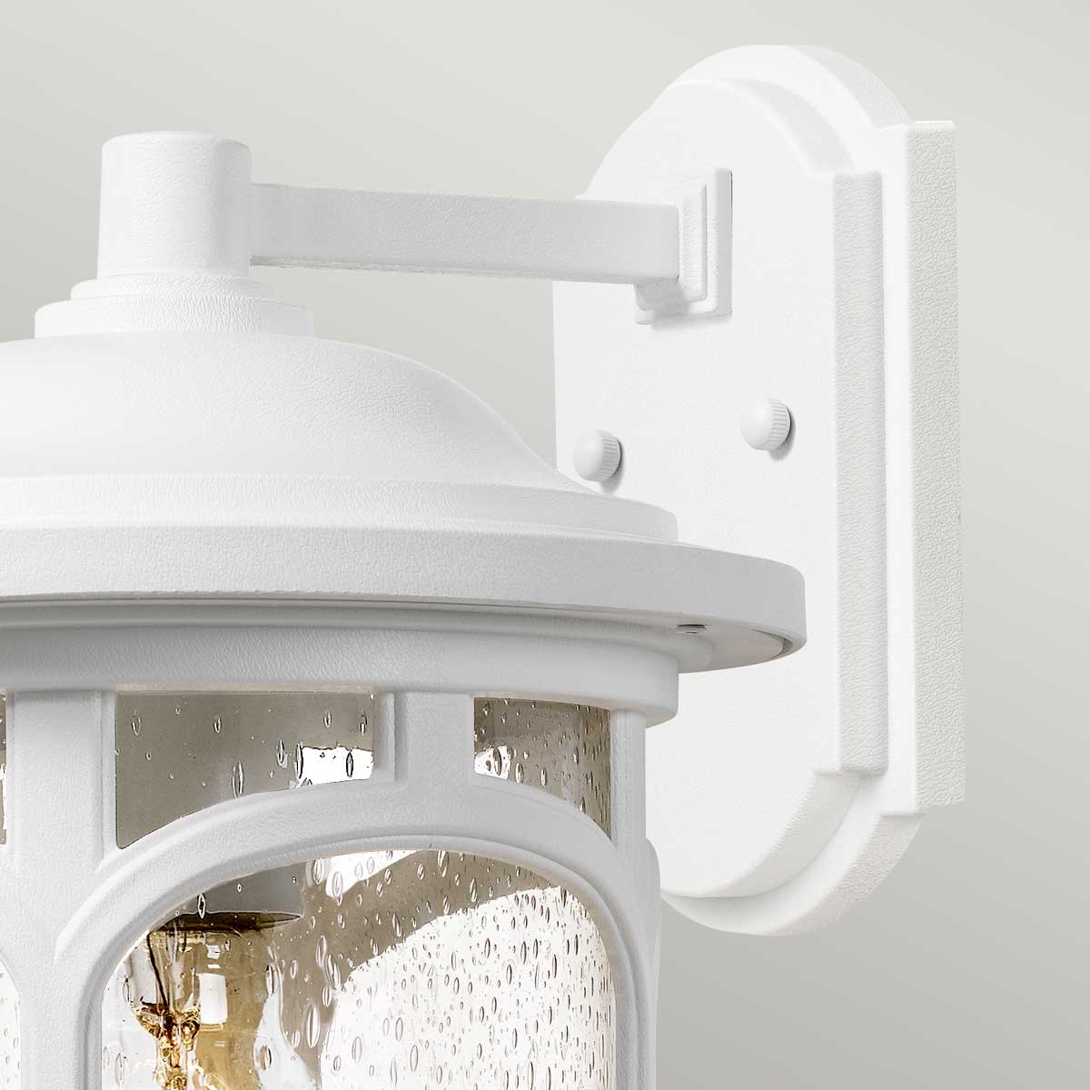 Quoizel Outdoor Wall Light from the Marblehead range. Marblehead 1 Light Medium Wall Lantern Product Code = QZ-MARBLEHEAD-M-WHT