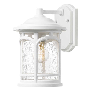 Quoizel Outdoor Wall Light from the Marblehead range. Marblehead 1 Light Small Wall Lantern Product Code = QZ-MARBLEHEAD-S-WHT