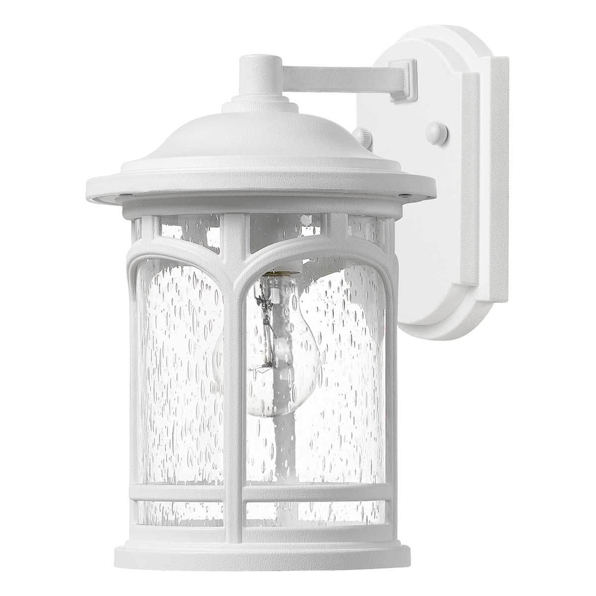 Quoizel Outdoor Wall Light from the Marblehead range. Marblehead 1 Light Small Wall Lantern Product Code = QZ-MARBLEHEAD-S-WHT