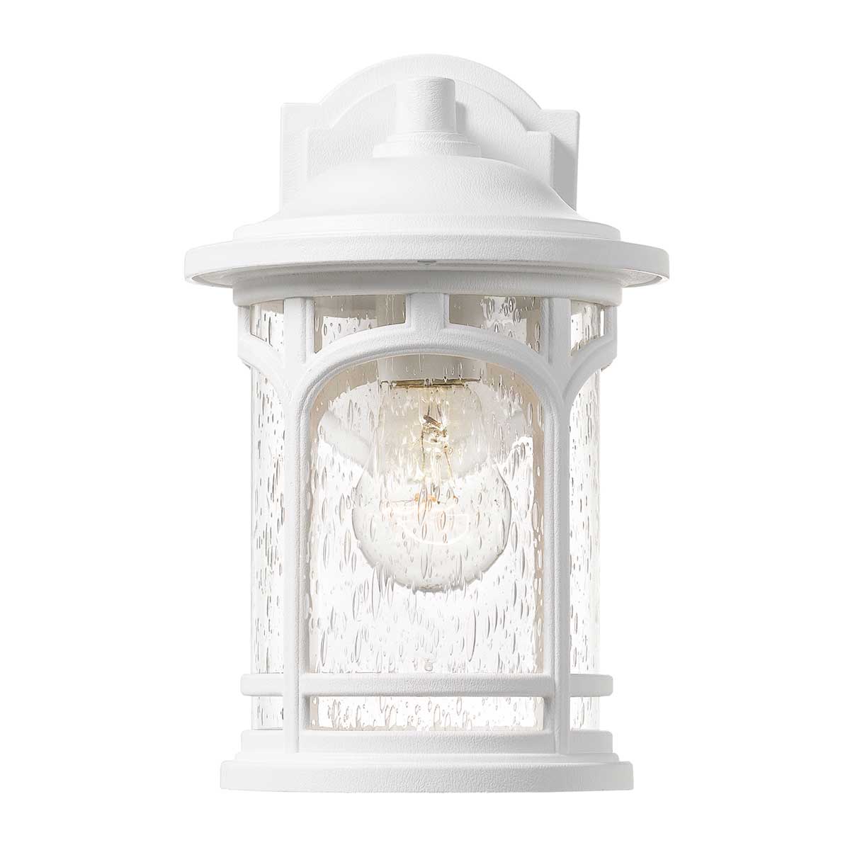 Quoizel Outdoor Wall Light from the Marblehead range. Marblehead 1 Light Small Wall Lantern Product Code = QZ-MARBLEHEAD-S-WHT